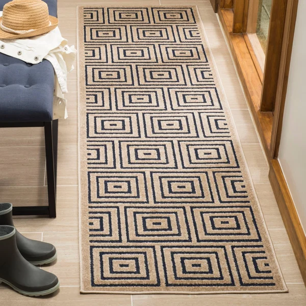 Safavieh Cottage COT941A Area Rug Navy - Creme 2&3x22 x 8& Runner