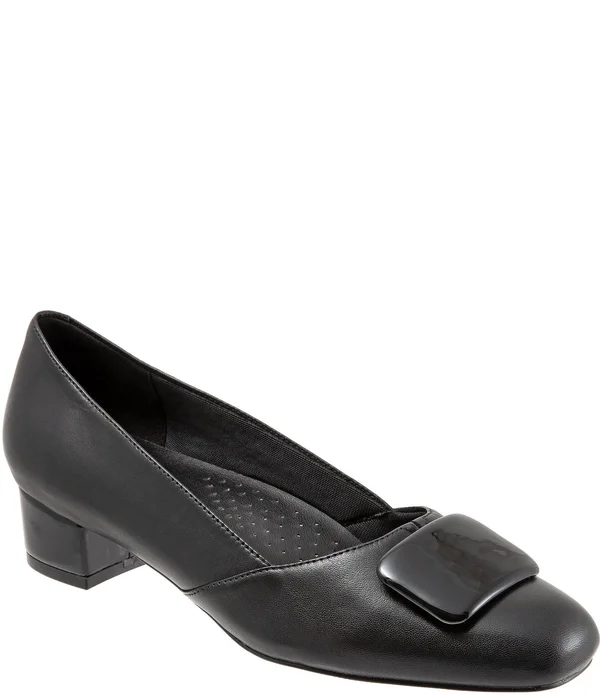 Women's Trotters Delse Pump - Size: 7, Black