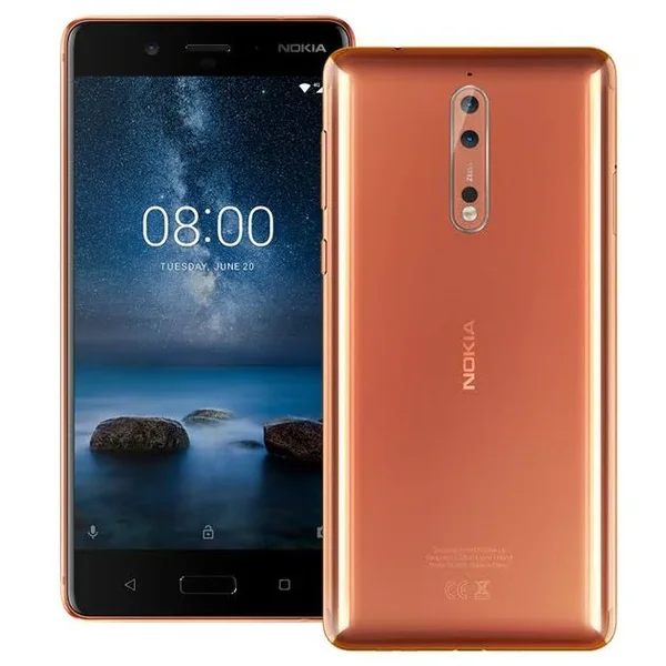 Nokia 8 4GB Ram 64GB Dual SIM SIM Free/ Unlocked - Polished Copper