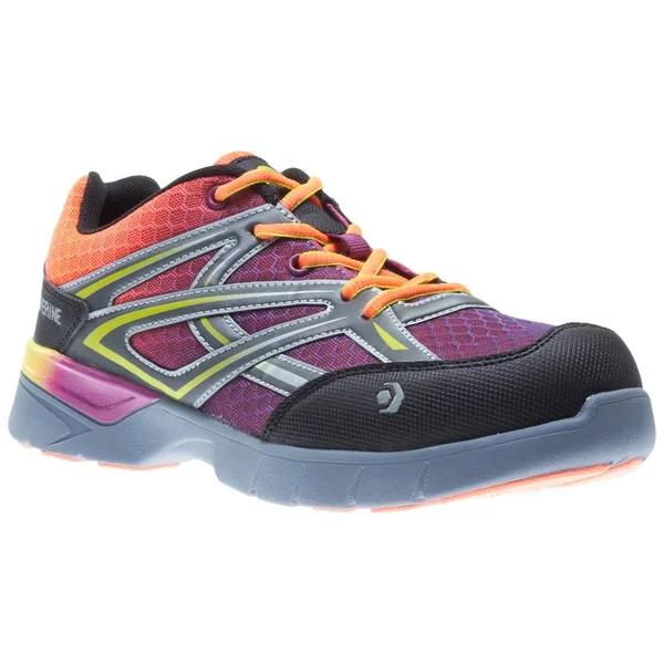 Wolverine Women's Jetstream Carbonmax Safety Toe Shoe - 9.5 W - Orange - Purple