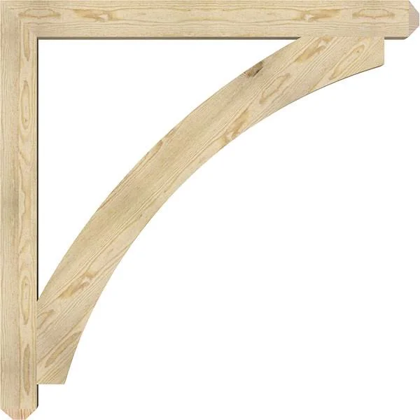 4x22W x 46x22D x 46x22H Thorton Craftsman Rough Sawn BRACKET - Douglas Fir