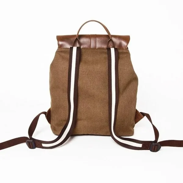 Brouk and Co The Journeyman Rucksack Backpack - Brown