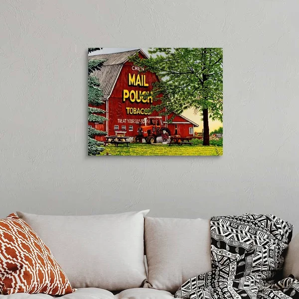 Mail Pouch Barn II, Canvas Wall Art, 30x24, Great Big Canvas