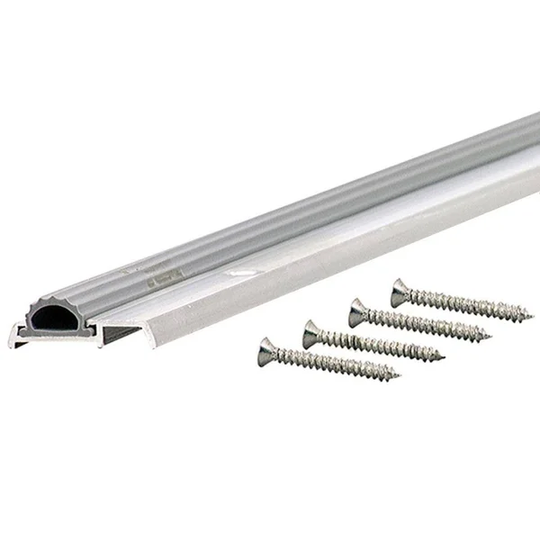 Low Mini 1-3/8 in. x 89-1/2 in. Aluminum Threshold with Vinyl Seal