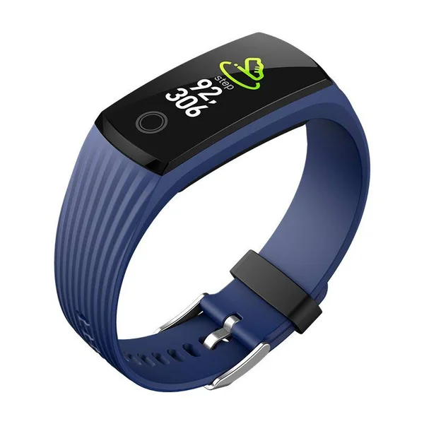 Genius Fit Watch Multifunctional Water-Proof Smart Watch GPS - Fitness, Sleep & Health Monitor Blue
