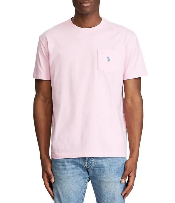 Polo Ralph Lauren Big Tall Classic-Fit Jersey Pocket Crewneck Tee - LT