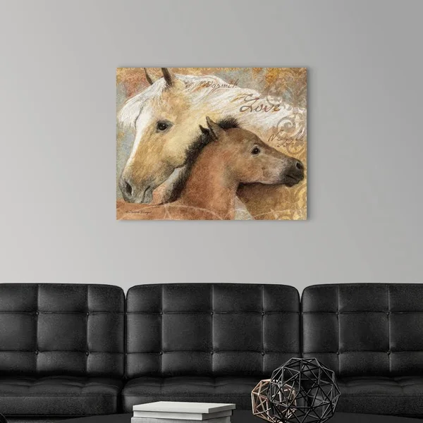 Horse and Foal - Canvas Wall Art, 30x24, Great Big Canvas