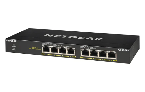 NETGEAR GS308PP Unmanaged Switch - 8 PoE+ Ethernet Ports