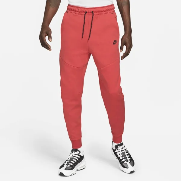 Nike Sportswear Tech Fleece Men's Joggers in Red - Size: L Tall, CU4495-605