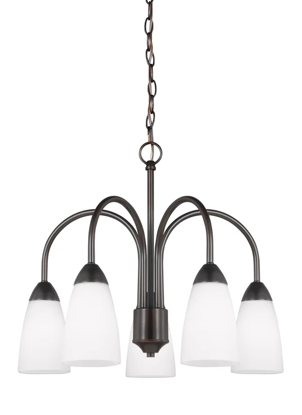 Sea Gull Lighting 3220205-710 Seville Five Light Downlight Chandelier - Burnt Sienna
