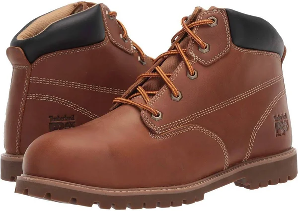 Timberland Pro Men's 6 in. Gritstone Steel Toe Work Boot - Wheat