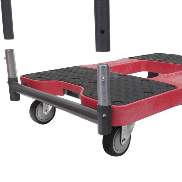 Snap-Loc 1500 lb All-Terrain Professional E-Track Push Cart Dolly Red, 32" x 20