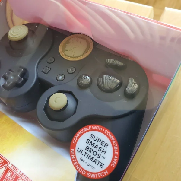 PDP Official Nintendo Switch Wired Fight Pad Pro Controller Link Edition Black