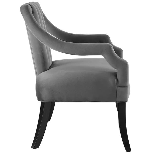Modway Harken Accent Chair Performance Velvet Set of 2 Pink