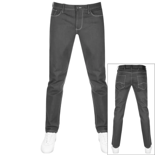 Emporio Armani J06 Slim Fit Jeans Grey