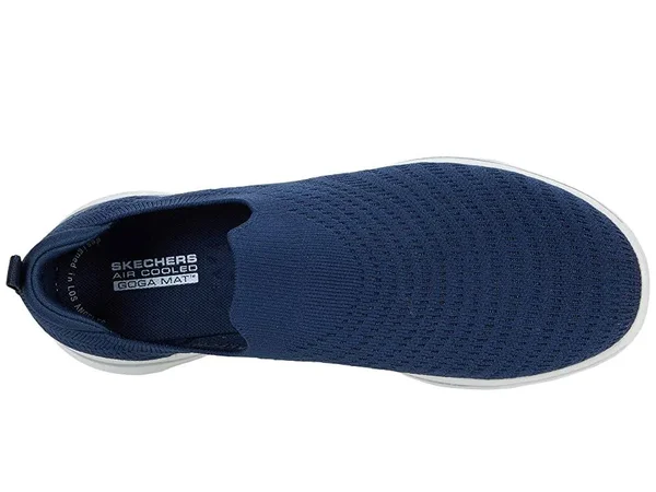 Skechers GOwalk 5 - Coastal View Navy, White - Size 10.0