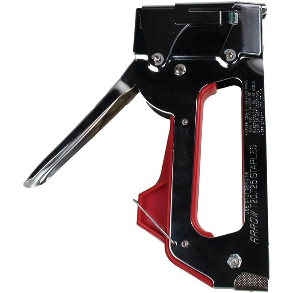 Arrow Dual-Purpose Staple Gun & Wire Tacker with 5000-Pack 3/8 in. - 7/16 in. & 9/16 in. T25 Round Crown Staples