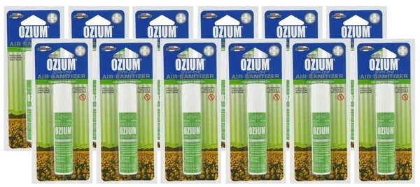 Ozium Country Fresh Air Sanitizer & Freshener 0.8 oz.-12 Pack