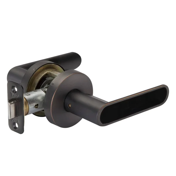 Yale yr21kcbfrus3 Kincaid Lever with Black Inlay Privacy Lock, ea