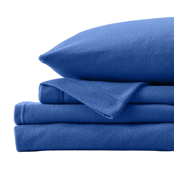 Great Bay Home Christina Solid Fleece Sheet Sets Twin Ivory