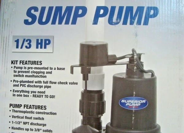 Superior Pump 92372rtg-p Quick-Install Sump Pump