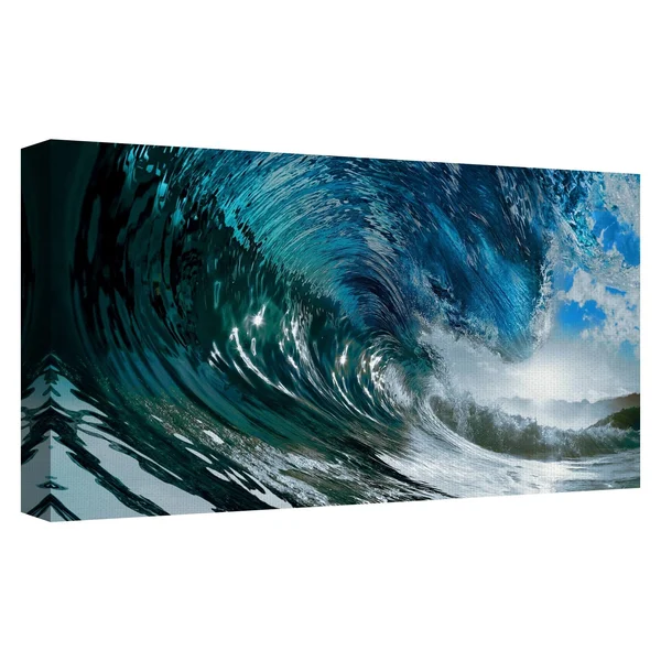 Masterpiece Art Gallery The Great Ocean Wave by PhotoINC Studio Canvas Art Print 24 inch x 48 inch