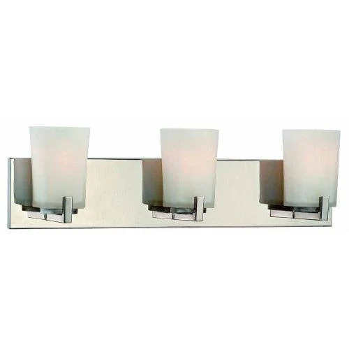 Hampton Bay - 15233, Wellman 3-Light Polished Nickel Bath Light