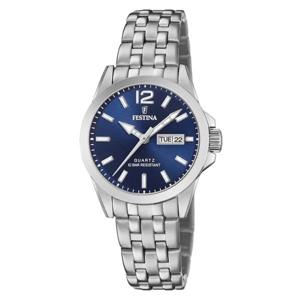 Festina Women's Classics F20455-3F37 Blue Stainless-Steel Quartz Dress Watch
