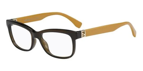 Fendi Eyeglasses 0009 07QQ Transparent Brown 53-17-135