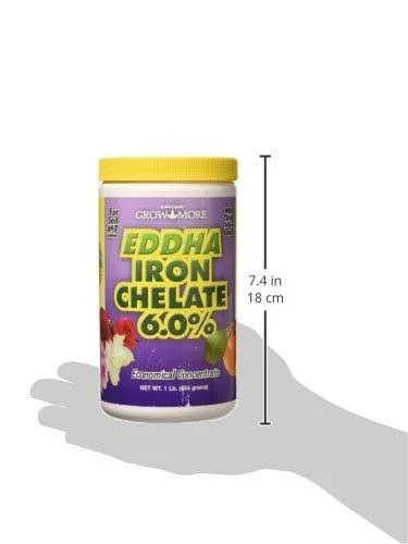 Grow More 6546 EDDHA Iron Chelate - 1-Pound
