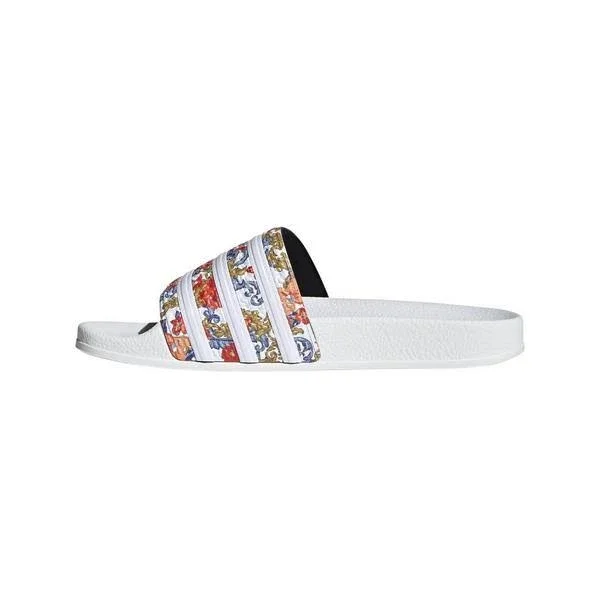 Adidas Adilette White Women's Slide Shoes - Size: 8