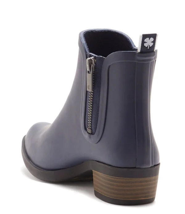 Lucky Brand Women's Basel H2O Rain Bootie - Size: 11, Indigo Rubber
