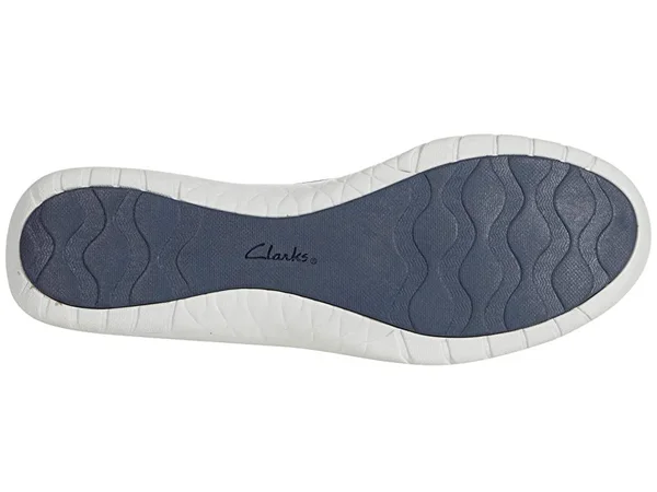 Clarks Adelia Blush Women's Navy Slip on 8 N