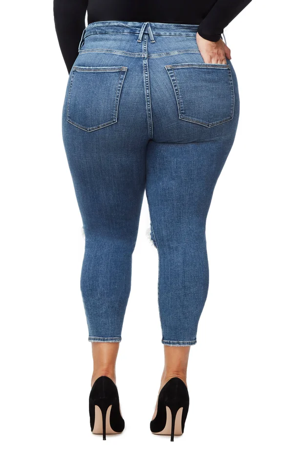 Good American Women's Good Legs Crop Jeans