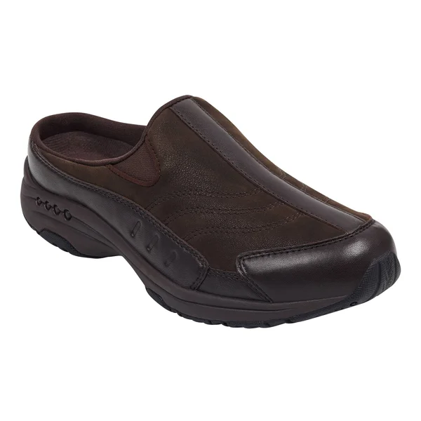 Women's Easy Spirit Traveltime Sneaker - Size 7.5 N - Brown
