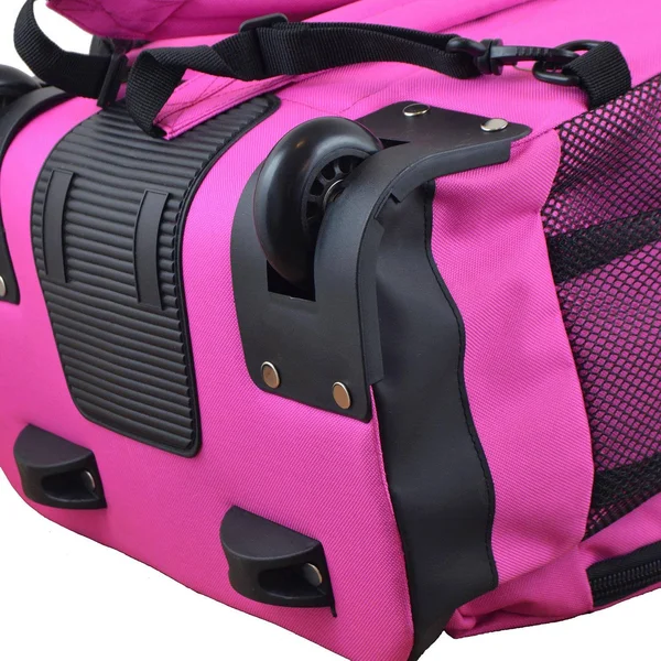 Mojo Los Angeles Lakers Premium Wheeled Backpack - Pink