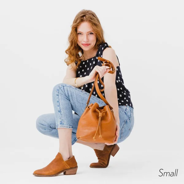 &Almost Perfect& Bucket Bag - Dune, Large