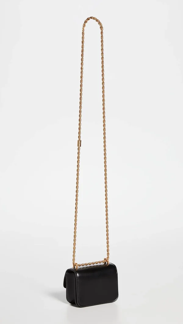 Tory Burch Eleanor Mini Crossbody Bag, Black, Women's