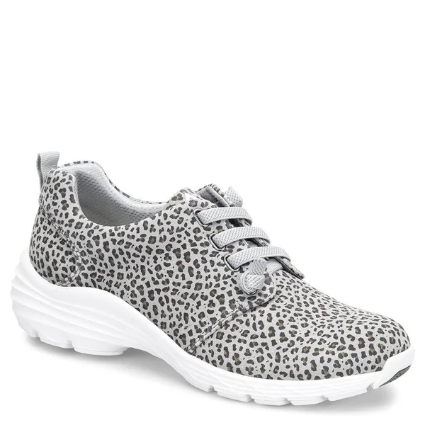 Nurse Mates Align Grey Leopard Velocity Athletic Shoes - 7.5M - N_A