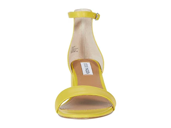 Steve Madden Irenee Sandal Women's 1-2 inch Heel Shoes Citron : 8 M