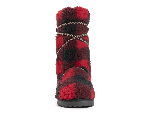 Muk Luks Women's Reyna Boot Red-Black 8