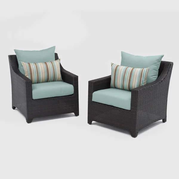 Deco Club Chairs - Bliss Blue - Outdoor Furniture by RST Brands
