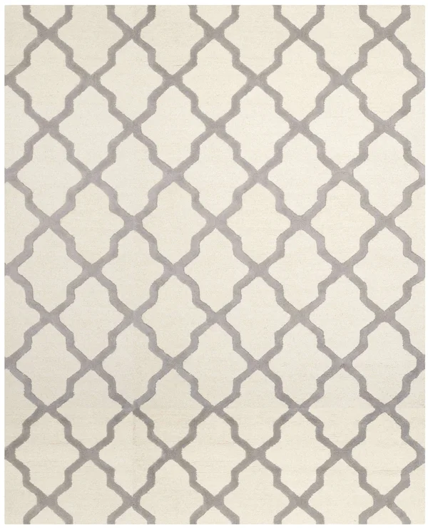 Safavieh Cambridge Ivory & Silver 9& x 12& Rug