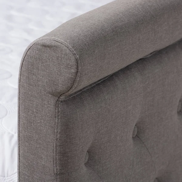 Baxton Studio Amaya Full or Queen Size Fabric Daybed Grey Queen
