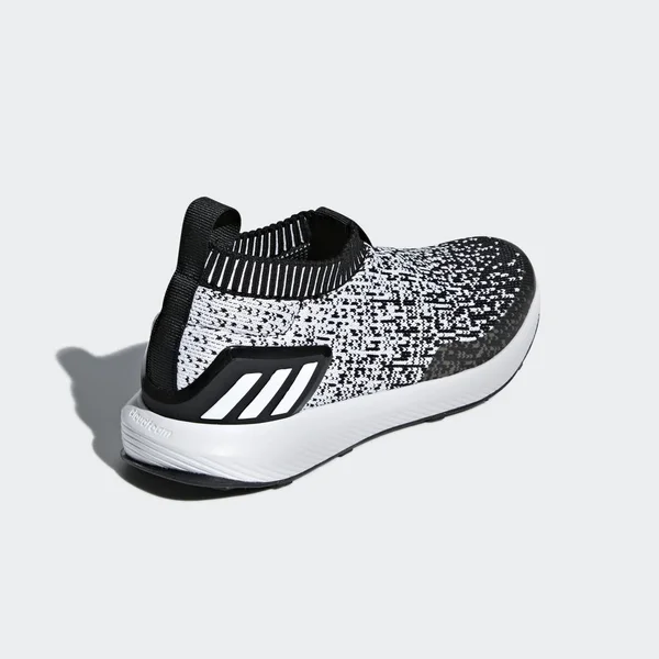Adidas Rapidarun Laceless Running Shoes Black/White/Black Size 5.5