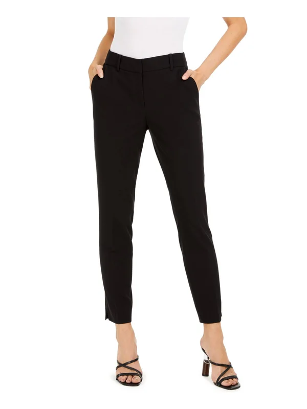 Bar III Straight-leg Dress Pants - Created for Macy&s - Black - Size 14