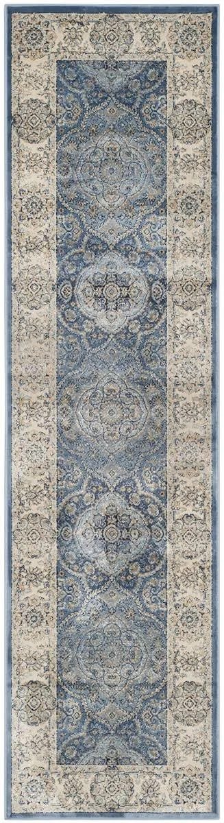 Safavieh Persian Garden Vintage Light Blue & Ivory 4& x 5&-7x22 Rug
