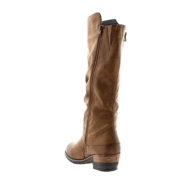 Rieker 93655-26 Womens Knee High Boots Tan 37 EU