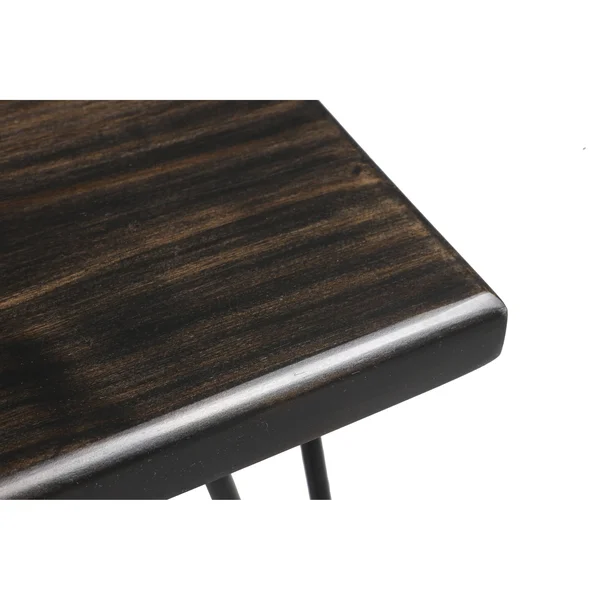 Carson Carrington Julo Wood Bench - Weathered Gray - 46 x 17.5 x 16