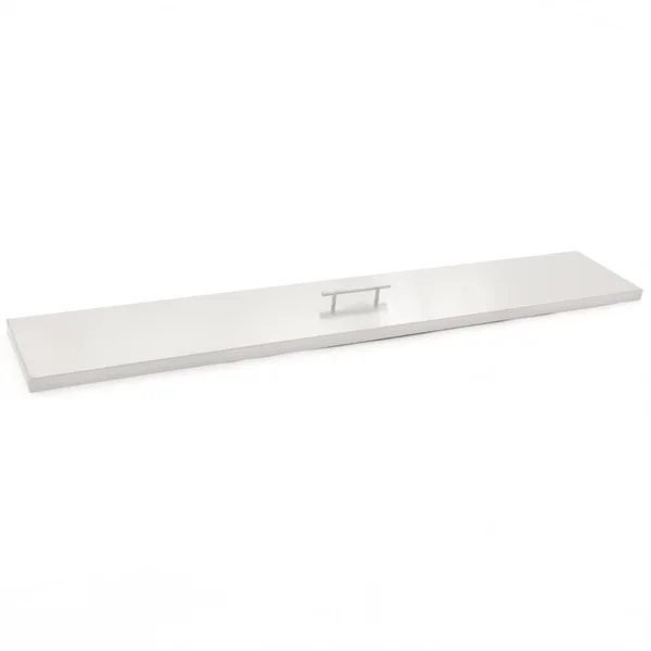 BBQGuys Signature 51x22 Stainless Steel Burner Lid - Fits 48x22 Linear Fire Pit Pan - ALP-CVR-LIN-51
